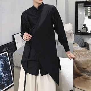 Side Tie Long-sleeve Top