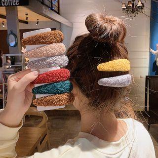 Set Of 3: Wool Hair Clip