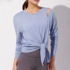Long-sleeve Wrap Sports T-shirt