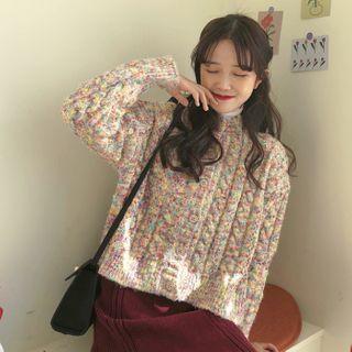 Melange Sweater / Midi Skirt