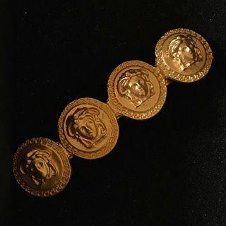 Alloy Coin Hair Clip As Shown In Figure - One Size