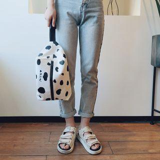 Cow Print Sling Bag Dairy Cow - Black & White - One Size