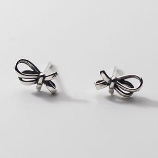 Knot Sterling Silver Earring 1 Pair - Silver - One Size