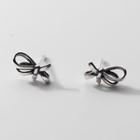 Knot Sterling Silver Earring 1 Pair - Silver - One Size