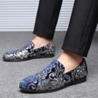 Sequined Flannel Loafers