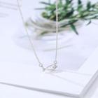 925 Sterling Silver Fish Necklace As Shown In Figure - One Size