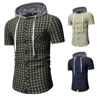 Hood Short-sleeve Shirt