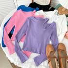 Slim-fit Cutout T-shirt In 5 Colors