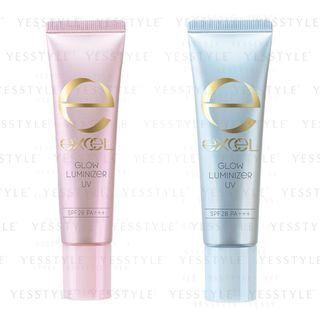 Excel - Glow Luminizer Uv Spf 28 Pa+++ - 3 Types