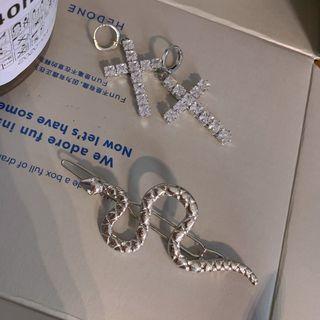 Alloy Snake Hair Clip As Shown In Figure - One Size