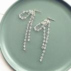 Glass Bead Fringed Earring