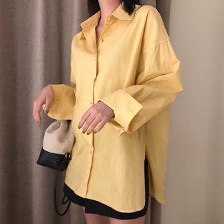 Oversized Single-breasted Shirt