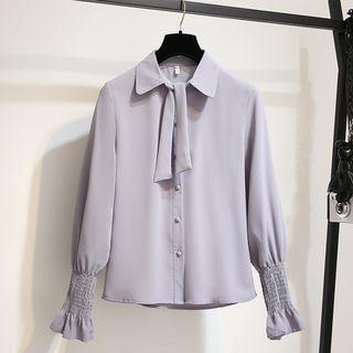 Smocked Cuff Blouse