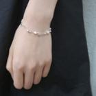 925 Sterling Star Bracelet Sl0047 - Silver - One Size