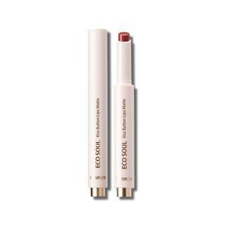 The Saem - Eco Soul Kiss Button Lips Matte New - 14 Colors #08 Red Pepper
