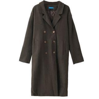 Plain Double Breasted Midi Coat (various Designs)