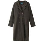 Plain Double Breasted Midi Coat (various Designs)