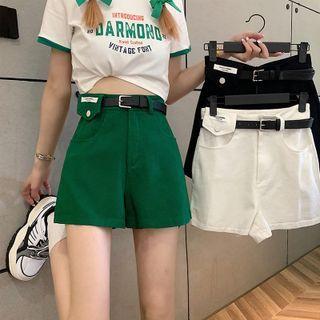 High-waist Oversized Wide-leg Shorts