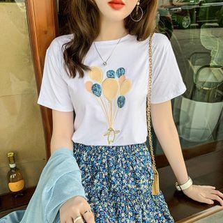 Short-sleeve Balloon T-shirt