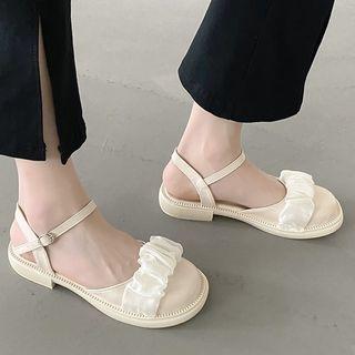 Ankle Strap Plain Sandals