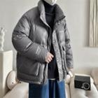 Zip-up Down Coat