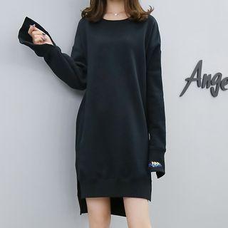 Slit Pullover Dress