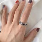 925 Sterling Silver Star Open Ring K333 - One Size