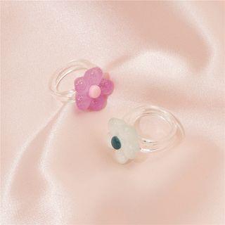 Flower Resin Ring