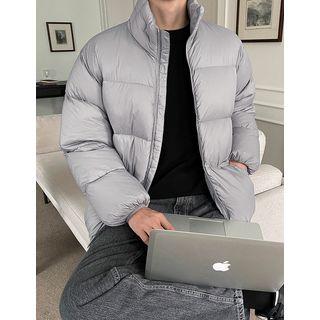 Stand-collar Duck Down Puffer Jacket