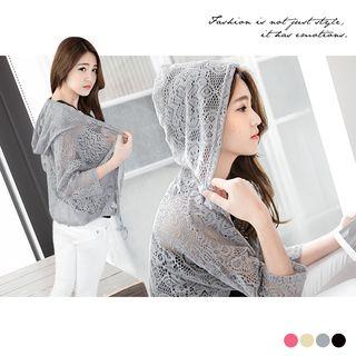 Drawstring Lace Hoodie