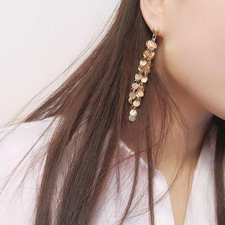 Multi Discs Drops Earring