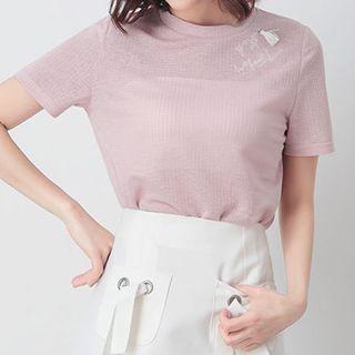 Tasseled Short Sleeve T-shirt