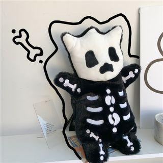 Skeleton Fleece Backpack Black - One Size