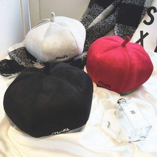 Faux Suede Beret