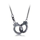Fashion Vintage Handcuffs 316l Stainless Steel Necklace Silver - One Size
