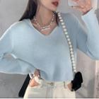 Polio-neck Sweater Blue - One Size