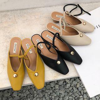 Chunky-heel Two-way Sandals