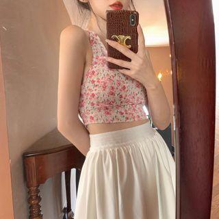 Floral Camisole Top Floral - One Size