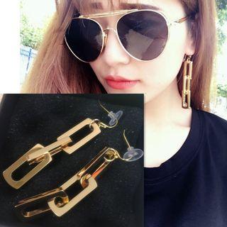Metal Chain Statement Earring