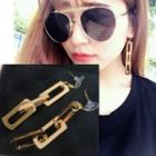 Metal Chain Statement Earring