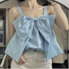 Bow Camisole Top Blue - One Size