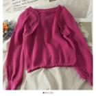 Square-neck Slim-fit Crop Knit Top In 6 Colors