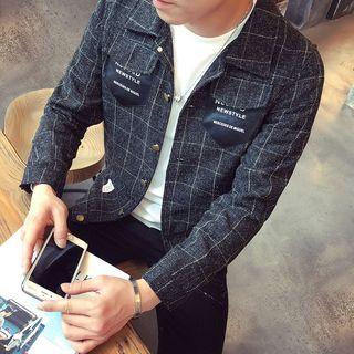 Check Long-sleeve Jacket