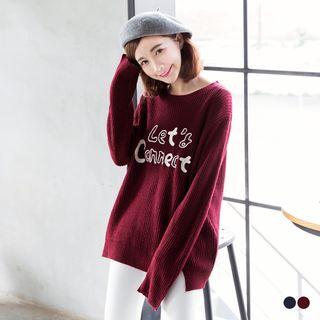 Graphic Vented Sweater