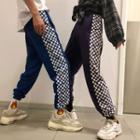 Couple Matching Checked Sweatpants