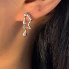 Asymmetrical Waterdrop Drop Earring