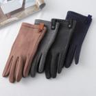 Contrast Stitching Gloves