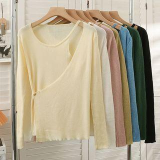 Asymmetrical Light Knit Top In 7 Colors