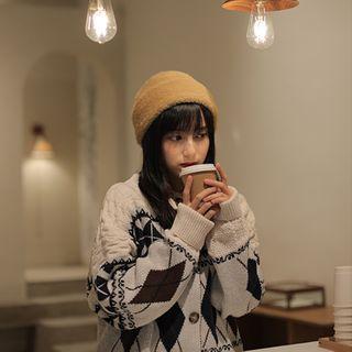 Plain Mink Fur Beanie
