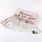 Set Of 18: Makeup Brush Set Of 18 - Nude - One Size